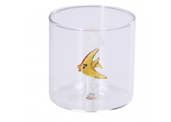 BICCHIERE VETRO+FIG 3D A6MOD 36CL