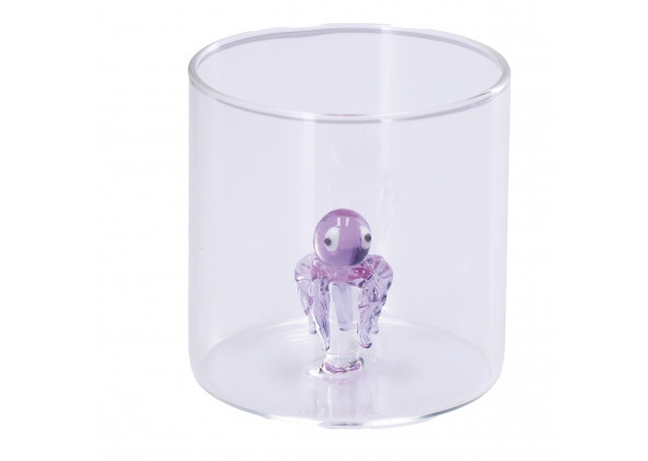 BICCHIERE VETRO+FIG 3D A6MOD 36CL