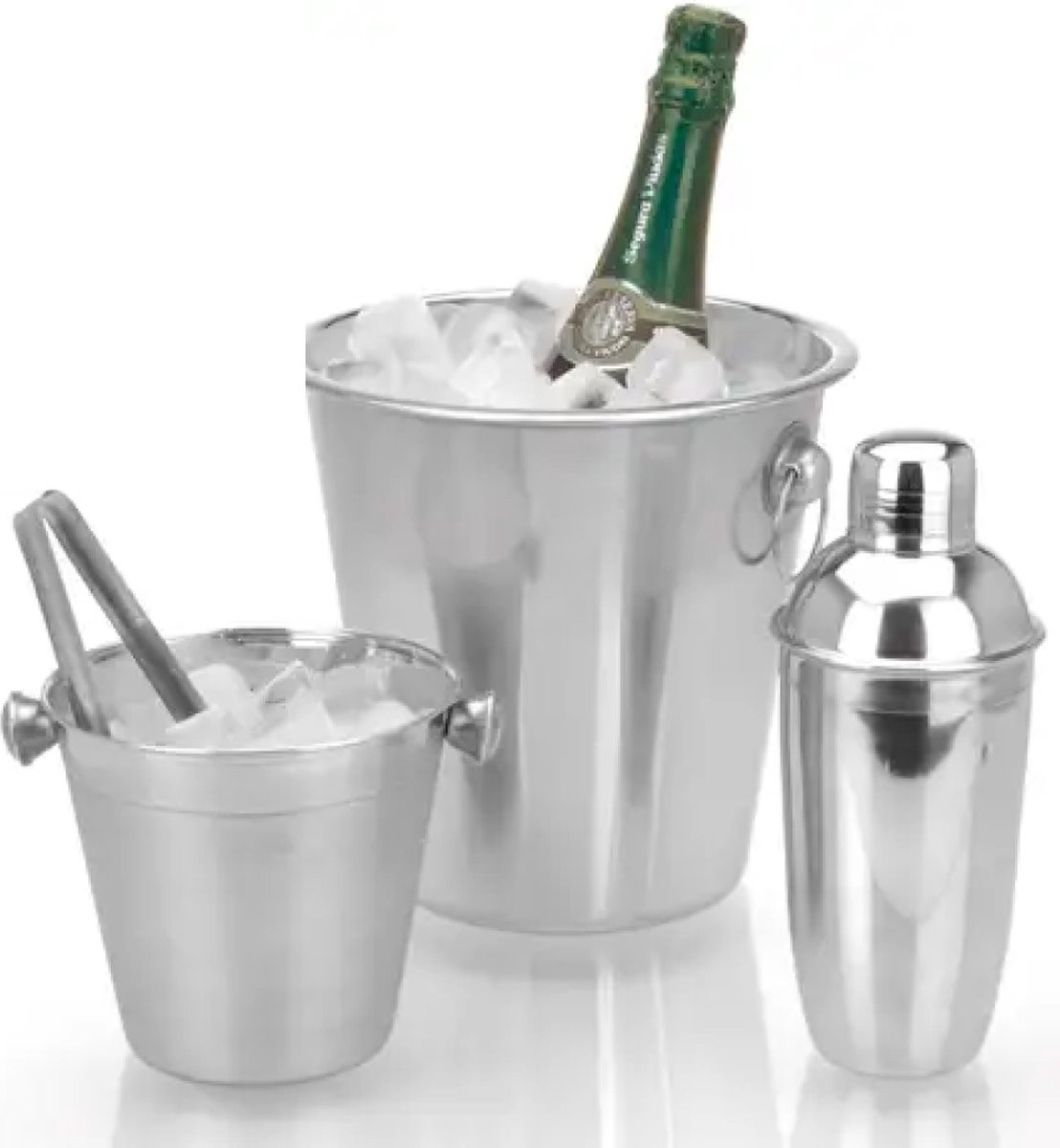 SET DA BAR 4PZ ACCIAIO INOX