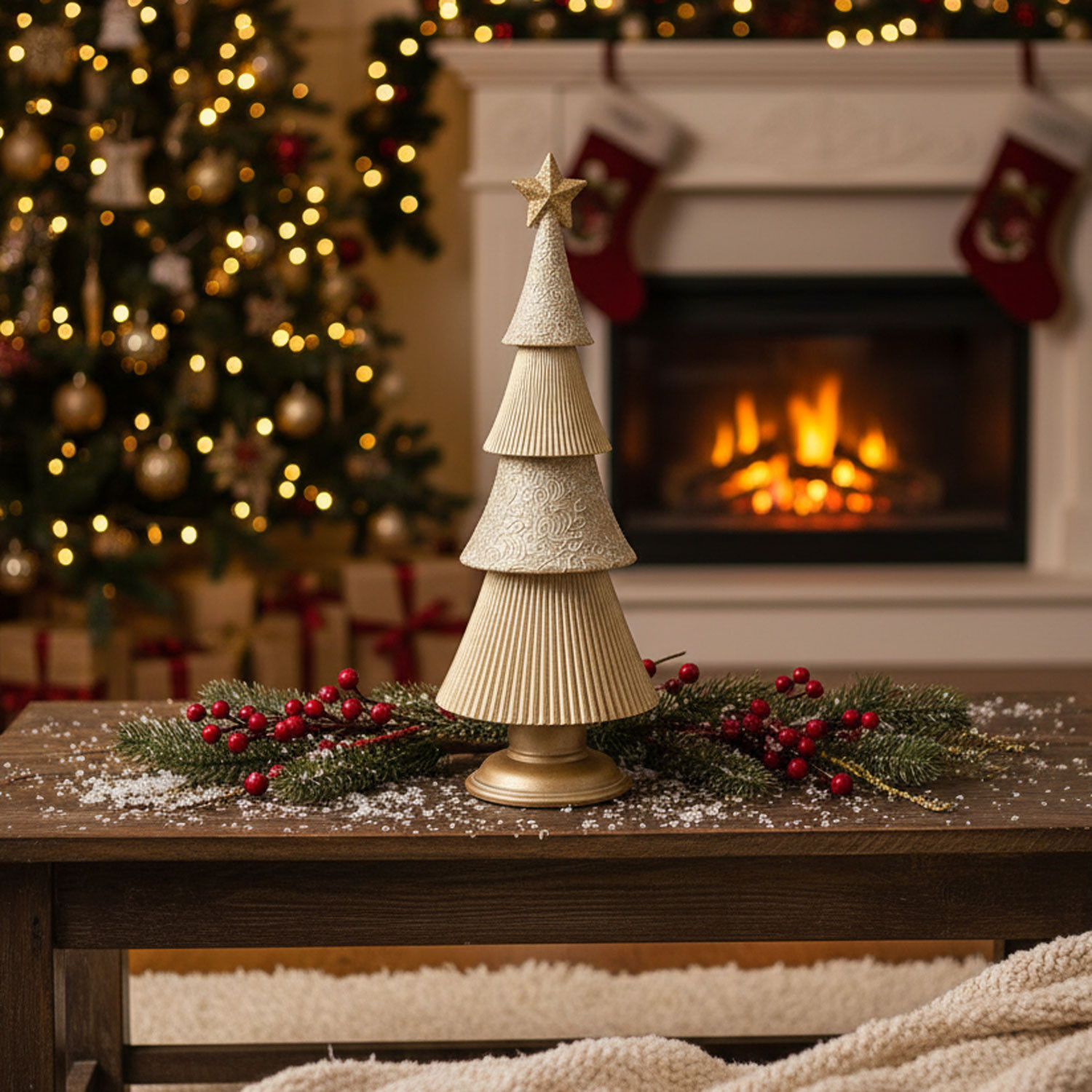 ALBERO DI NATALE DECORATO CM.41