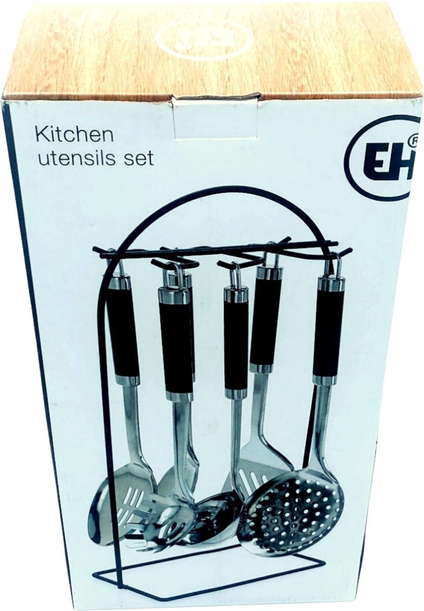 SET DA CUCINA 6PZ CON SUPPORTO