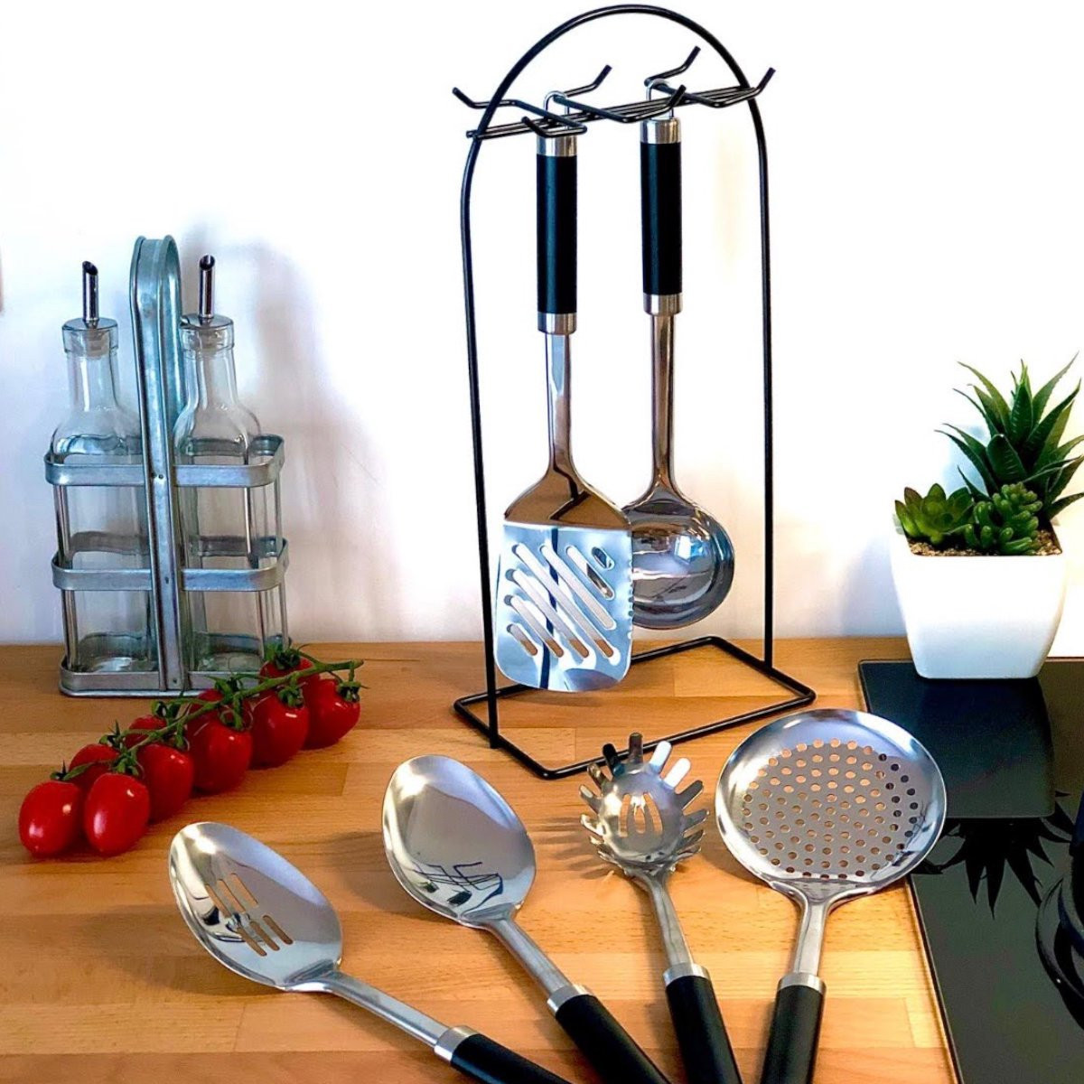 SET DA CUCINA 6PZ CON SUPPORTO