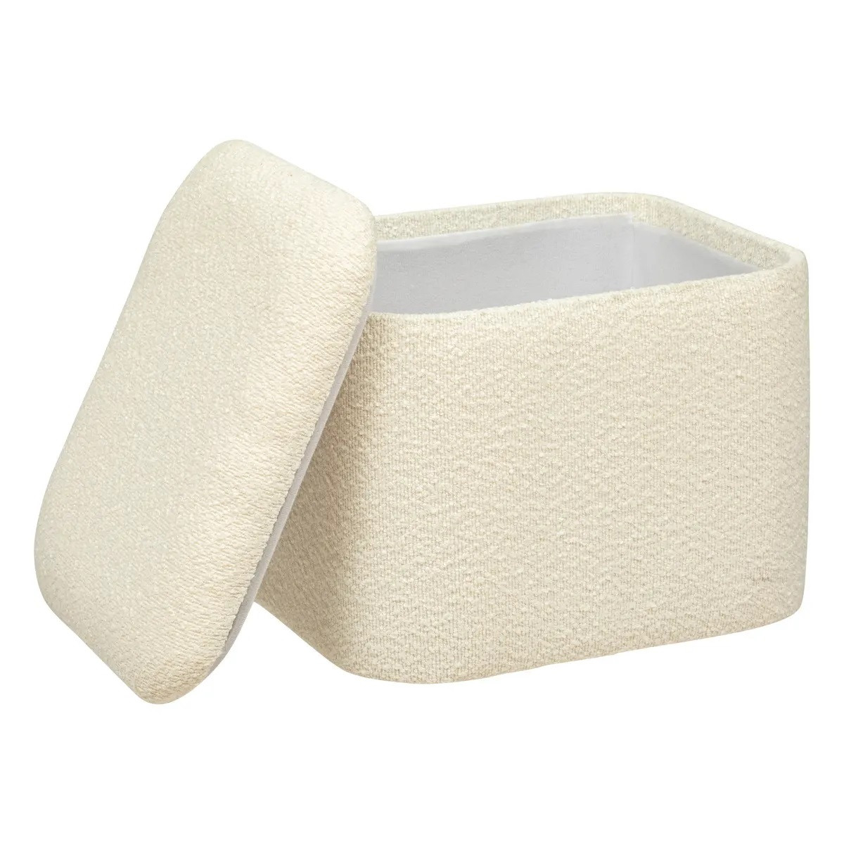*POUF CONTENITORE DANI CM.37.5 BIANCO