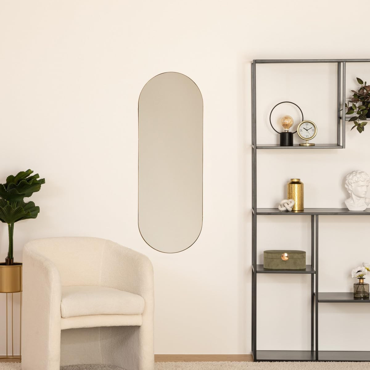SPECCHIO SELENA CM.112X40 ORO
