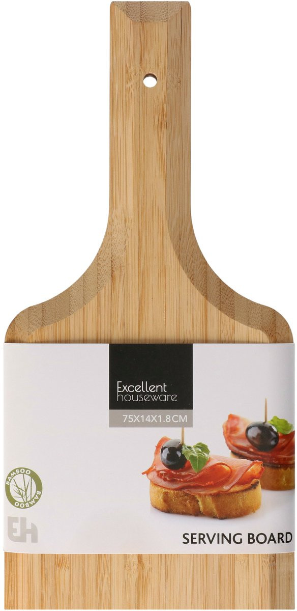 TAGLIERE IN BAMBOO C/MANICO