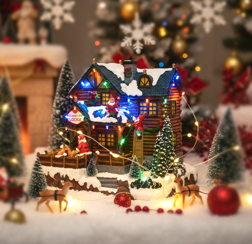 GIOSTRA LED C/SCEN.NAT.CM.20X25X25H MULTICOLOR