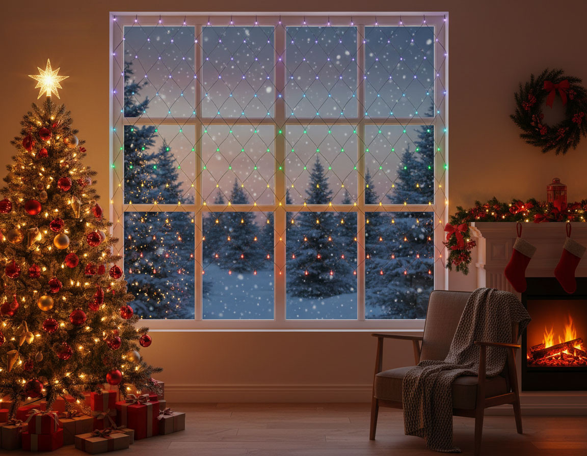 TENDA LUMINOSA LED 1X4MT CAMBIA COLORE