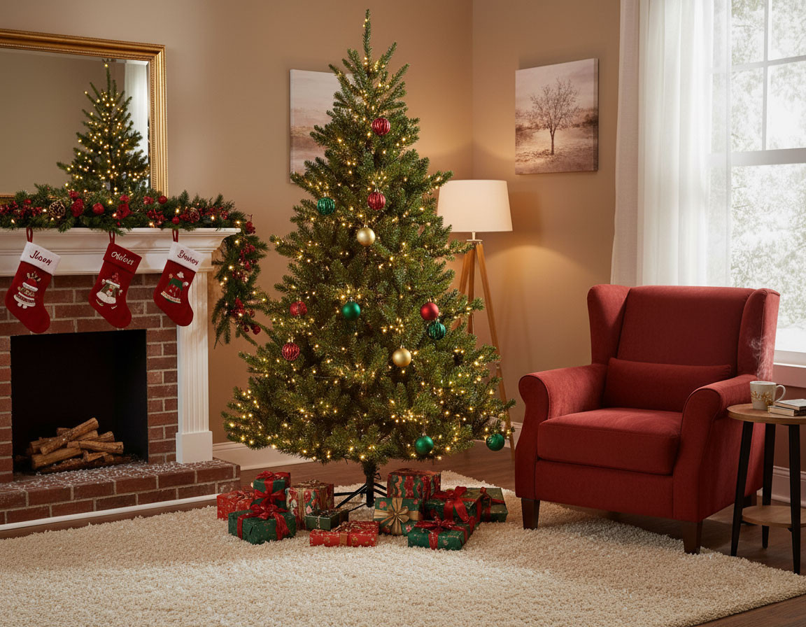 ALBERO A LED H.210 LUCE CALDA