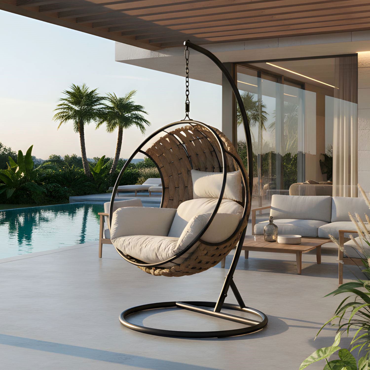 POLTRONA SOSPESA C-C GALAPAGOS SAND