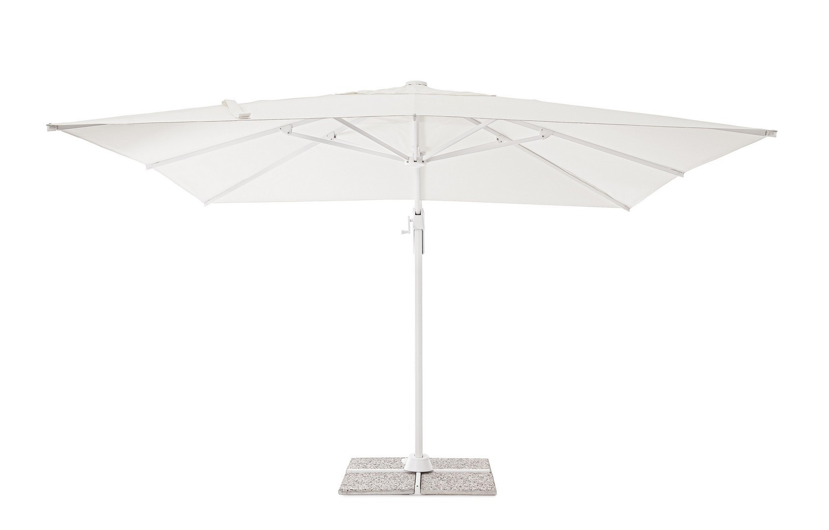 OMBRELLONE A BRACCIO VEGA 3X3 BIANCO