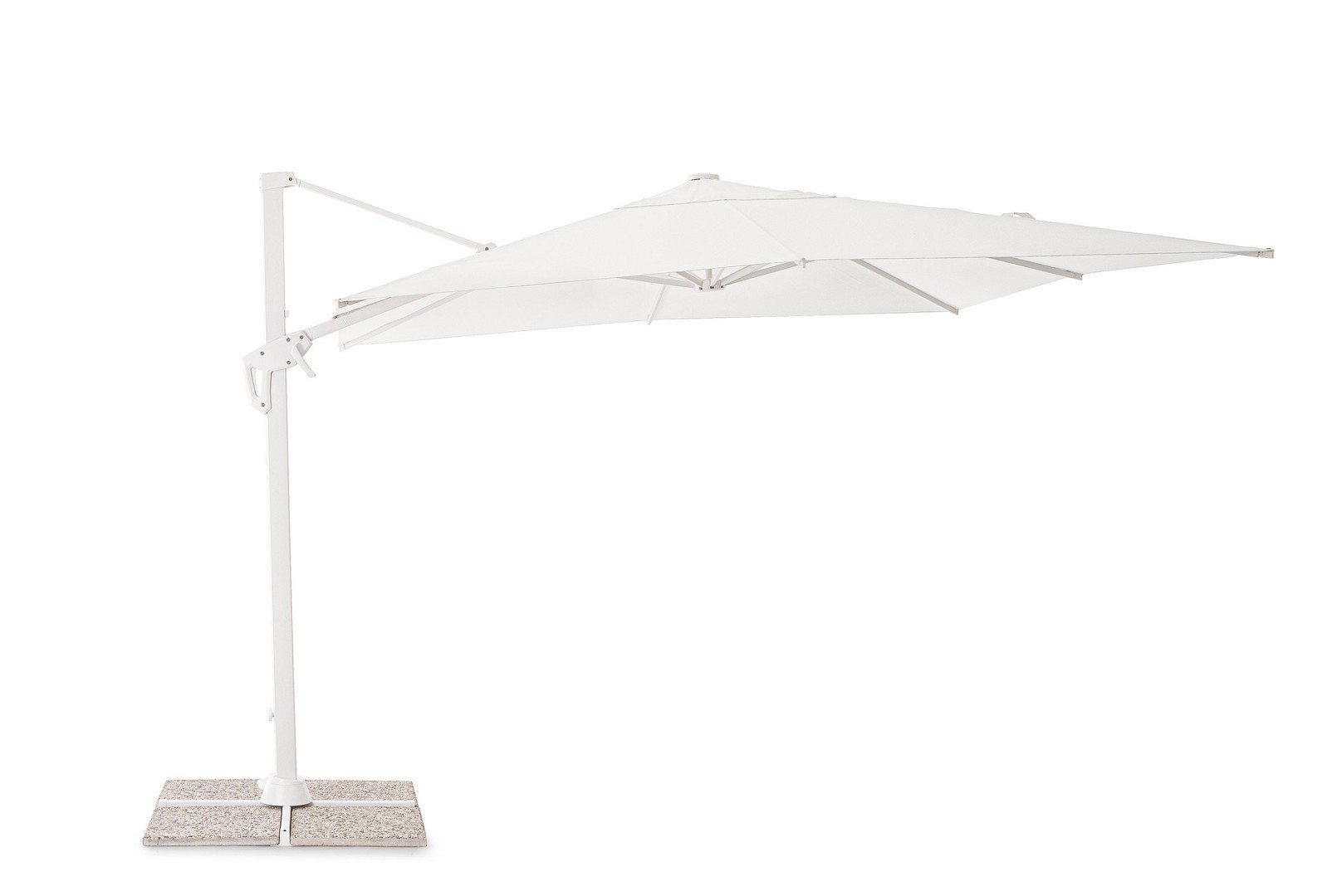 OMBRELLONE A BRACCIO VEGA 3X3 BIANCO