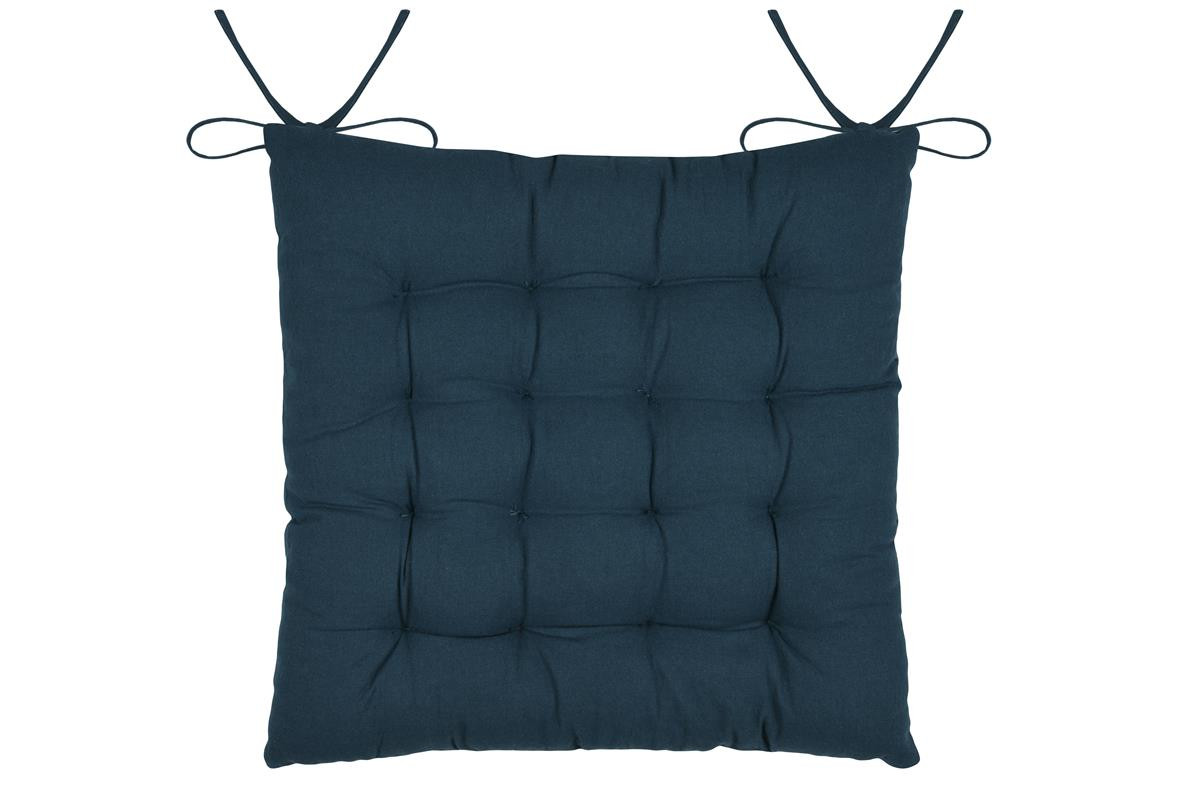 CUSCINO EUGENIE GALETTE 38X38 BLU