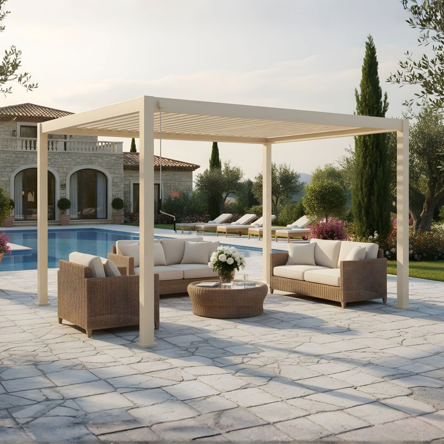 PERGOLA OCEAN MT.3X4 SETA