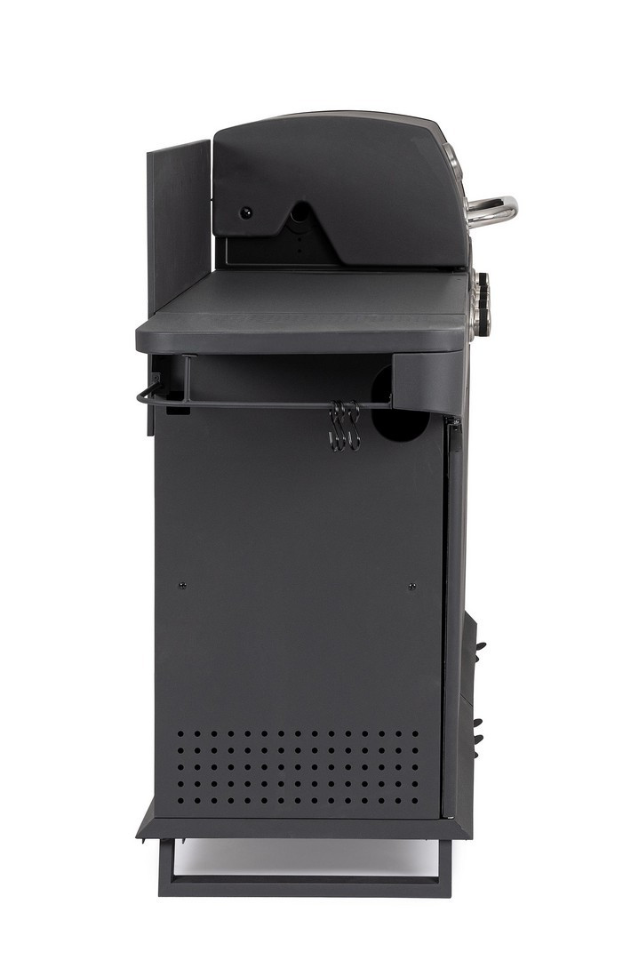 CUCINA A GAS MERITA ANTRACITE CM.216X57 H.116
