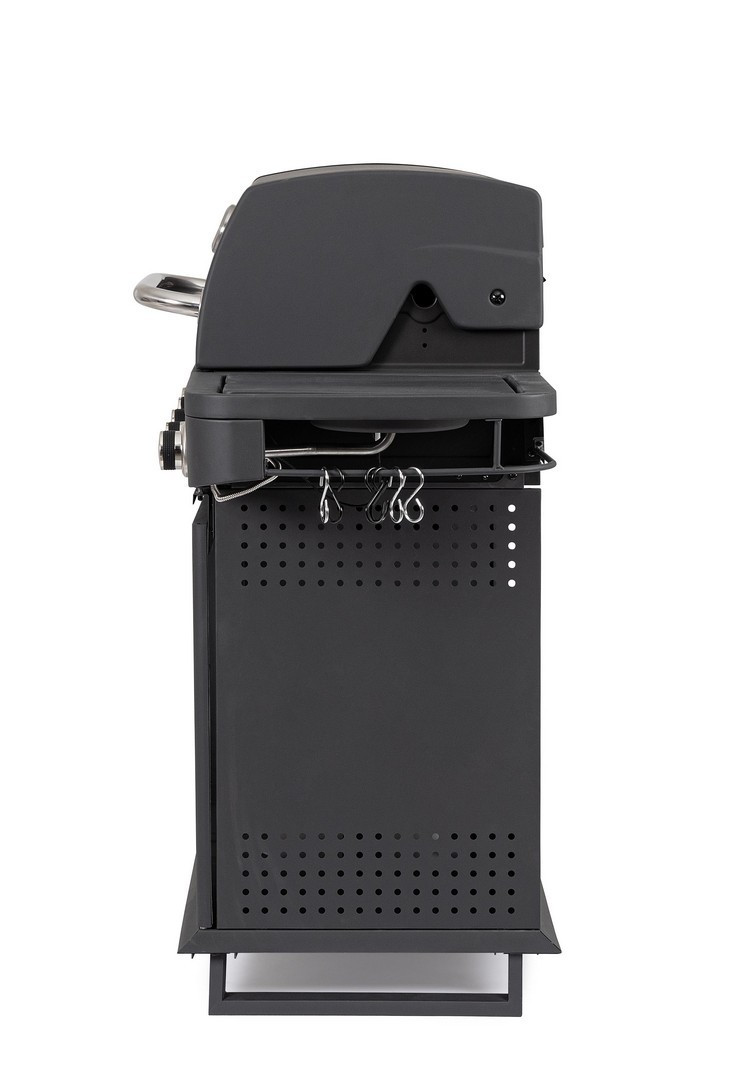 CUCINA A GAS MERITA ANTRACITE CM.216X57 H.116