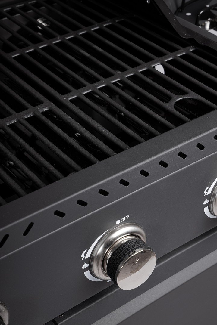 CUCINA A GAS MERITA ANTRACITE CM.216X57 H.116