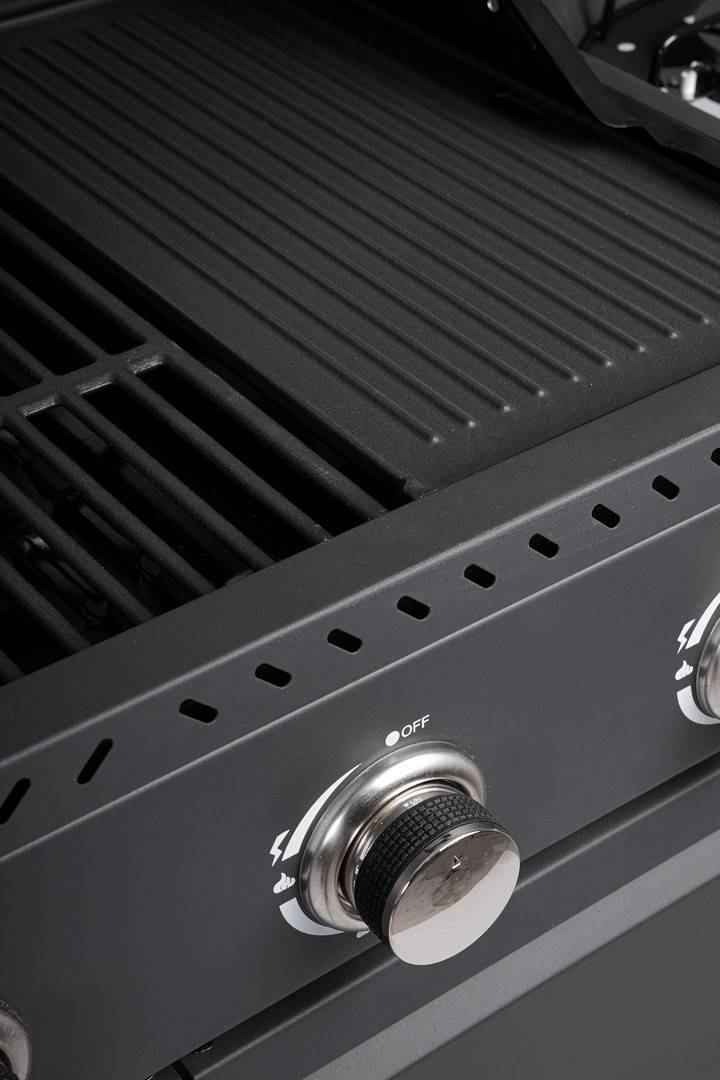 CUCINA A GAS MERITA ANTRACITE CM.216X57 H.116