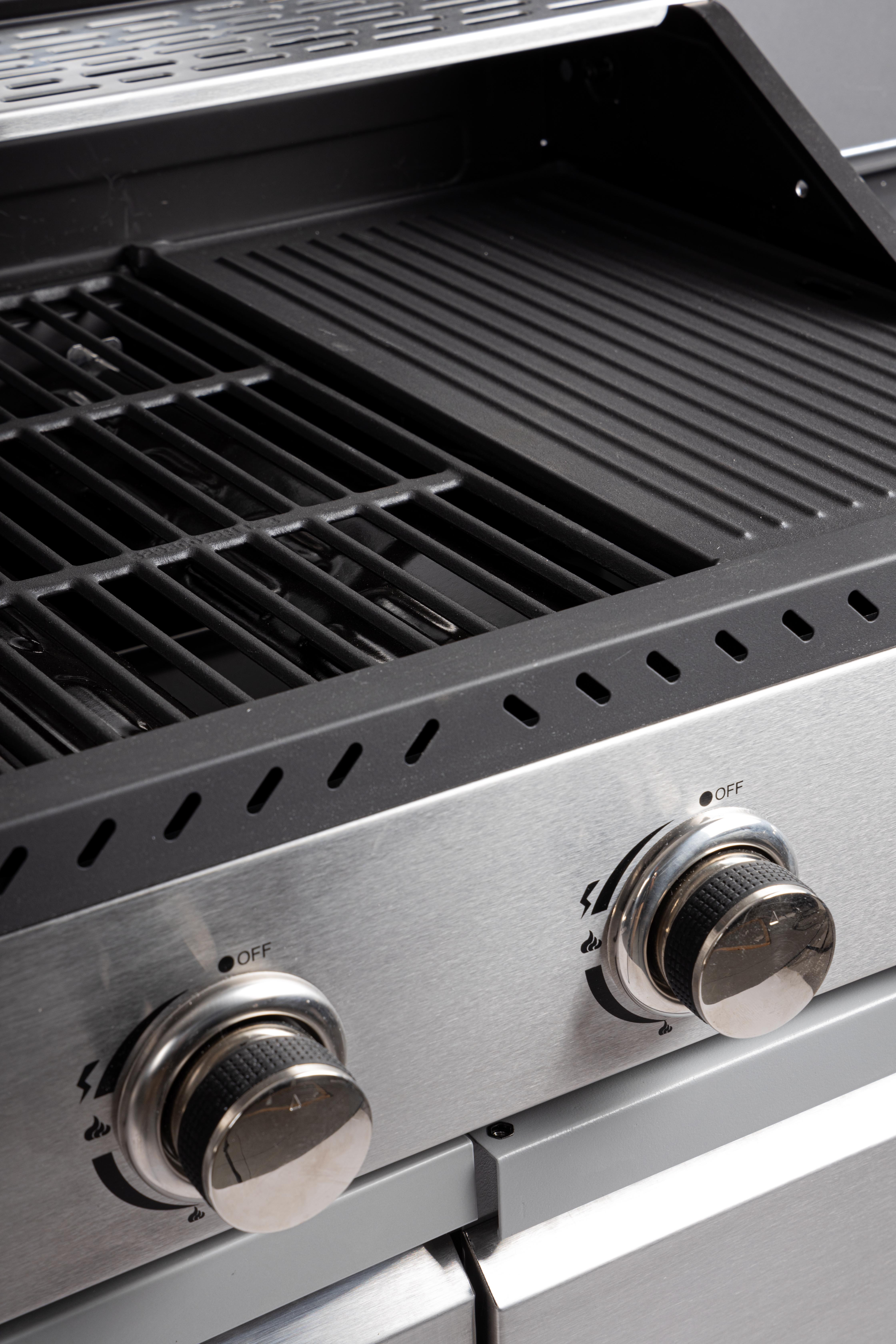 CUCINA A GAS ANNARITA ANTRAC./INOX CM.253X57 H116