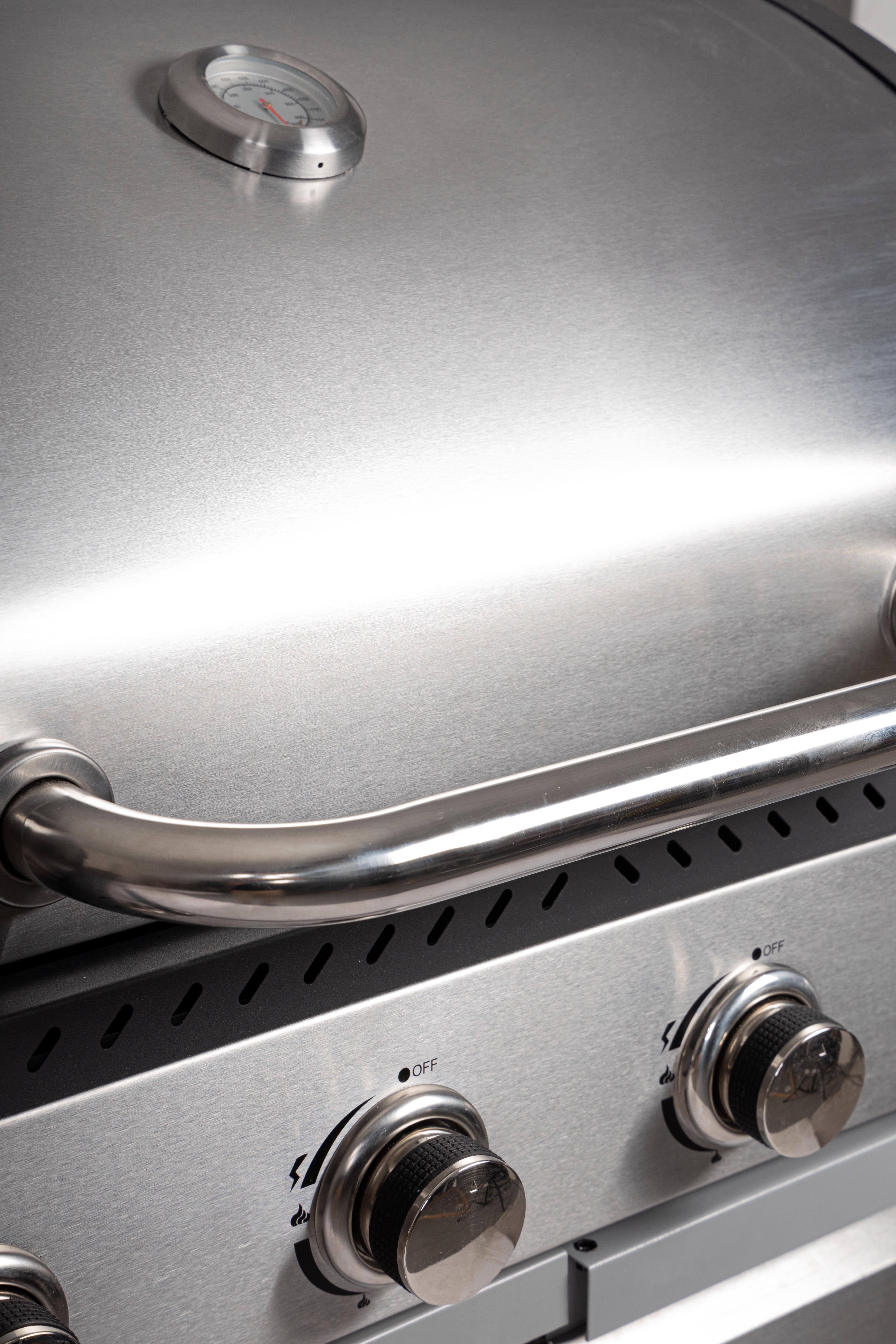 CUCINA A GAS ANNARITA ANTRAC./INOX CM.253X57 H116