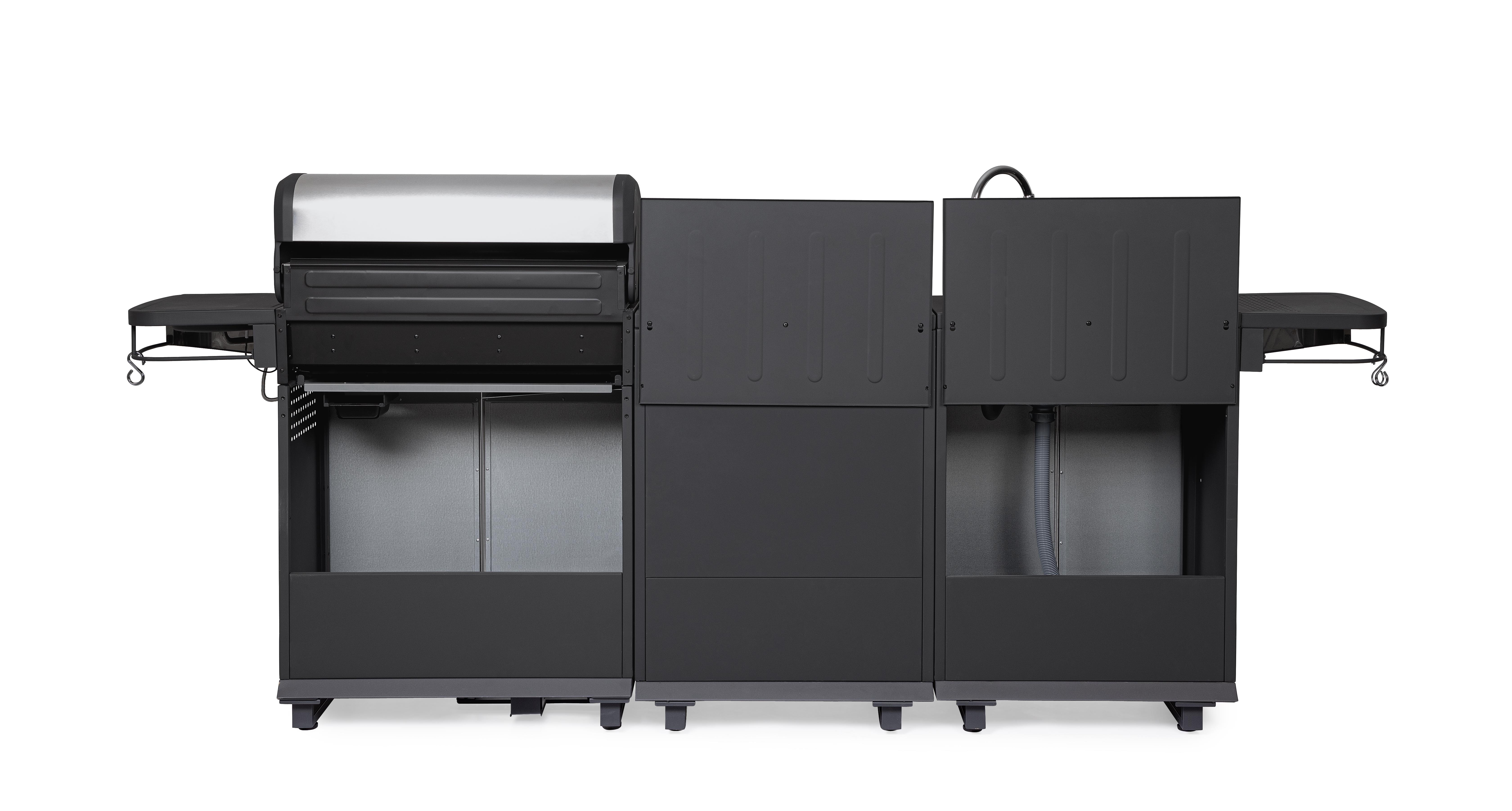 CUCINA A GAS ANNARITA ANTRAC./INOX CM.253X57 H116