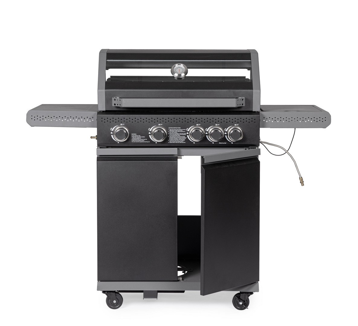 BARBECUE A GAS 5 BRUCIATORI ALEANDRO