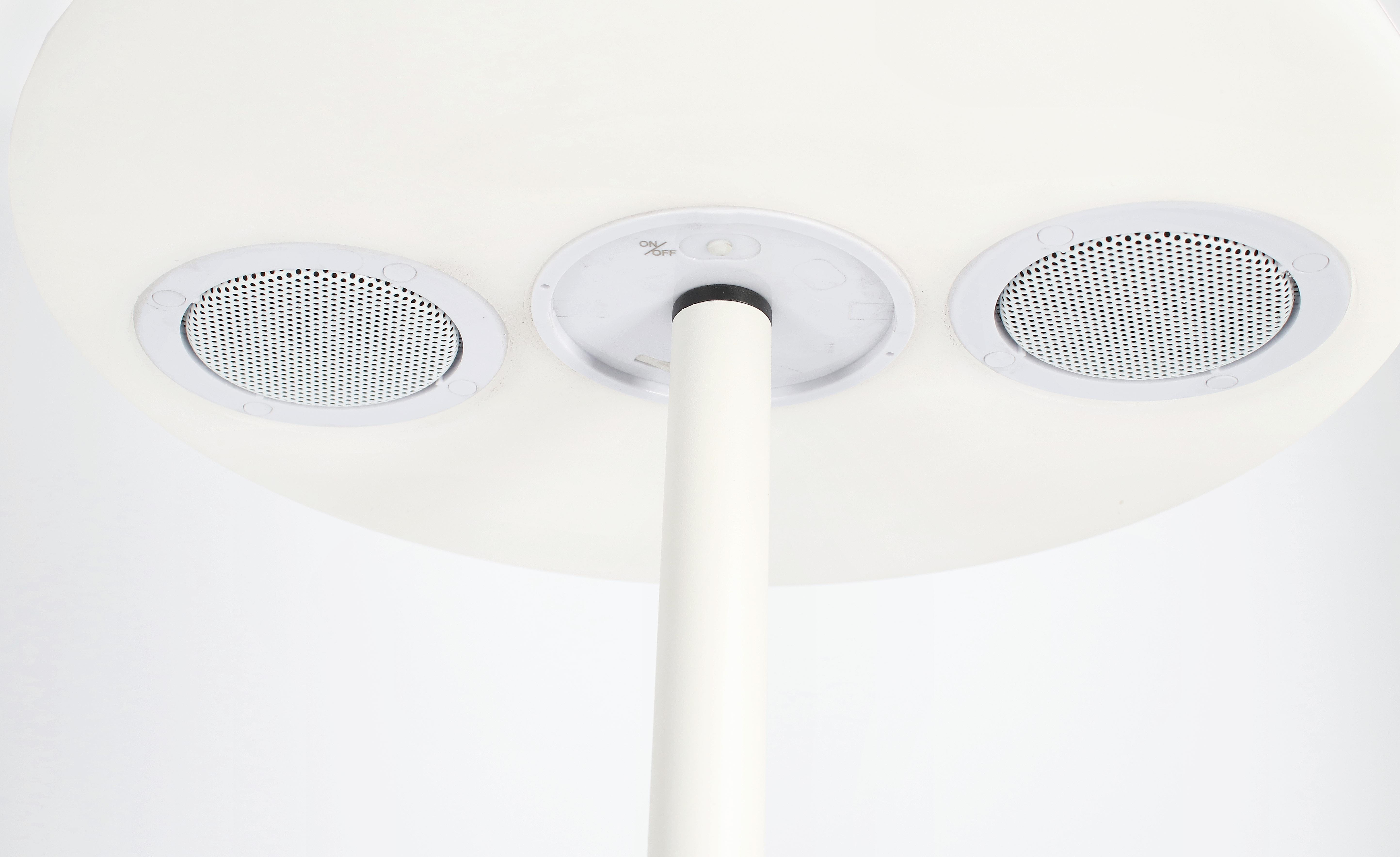 PIANTANA SOLAR LED SPEAKER H.150 BIANCO
