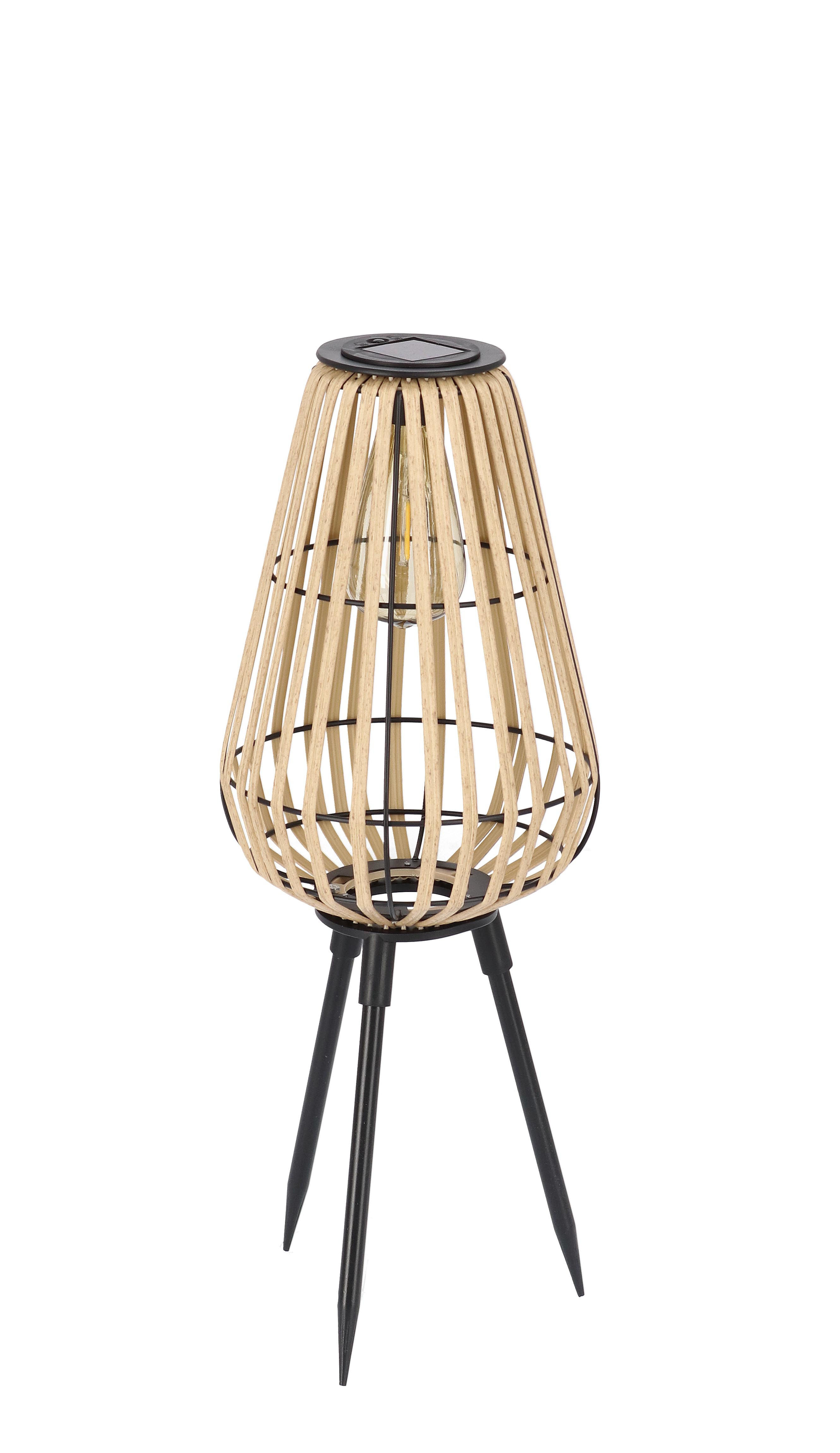 LAMPADA SOLARE KIKI TREP SVA NERO H.52.5