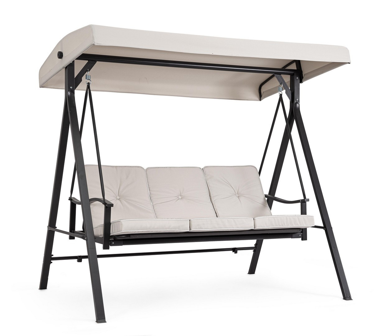 DONDOLO 3P CON CUSCINI DEDALO GRIGIO CHIARO