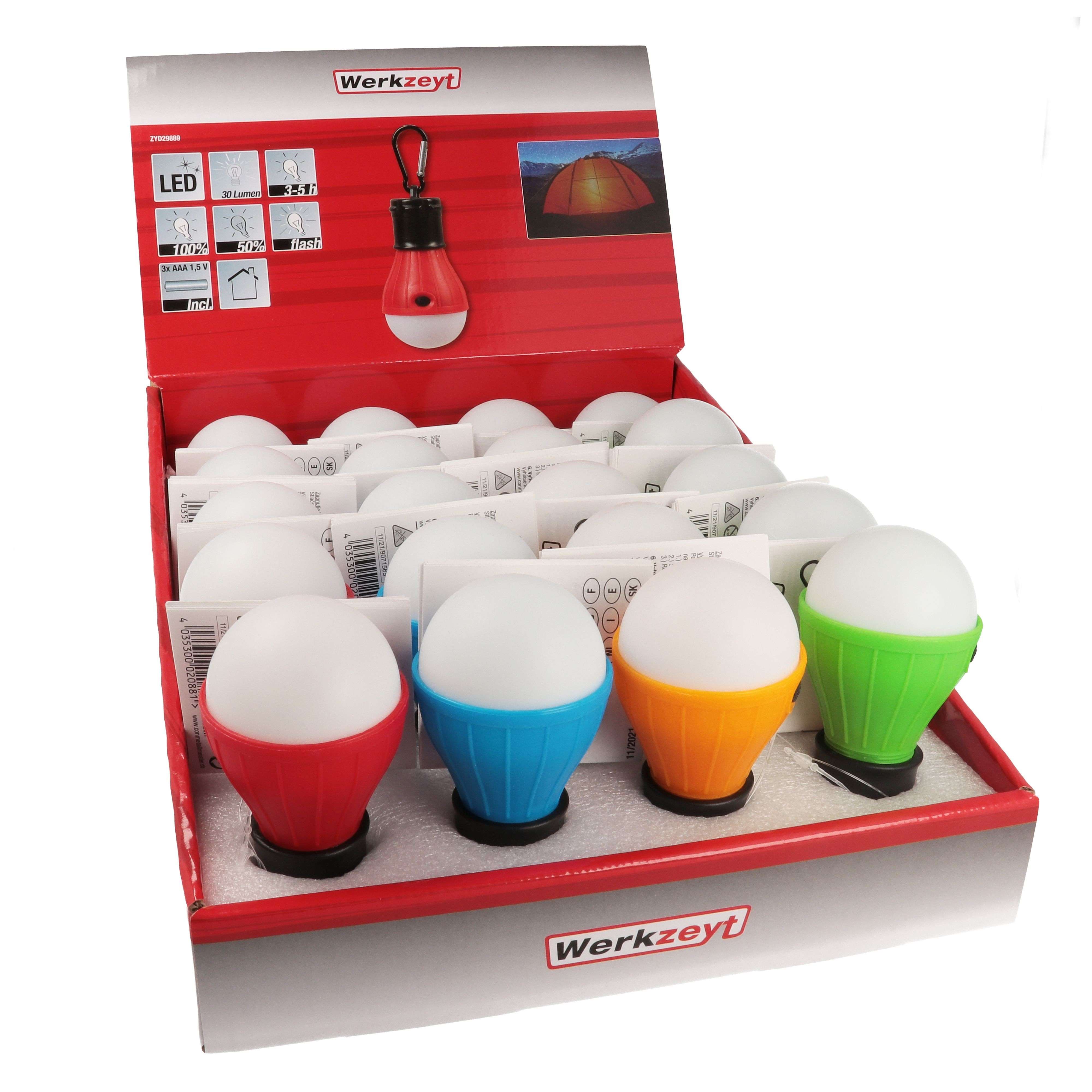 LAMPADINA LED CON MOSCHETTONE