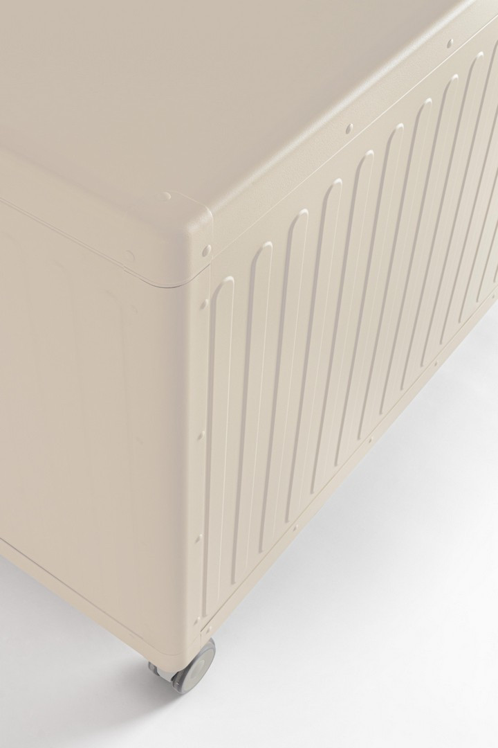 BAULE CON RUOTE OCEAN SETA CM.164.8X72X70H