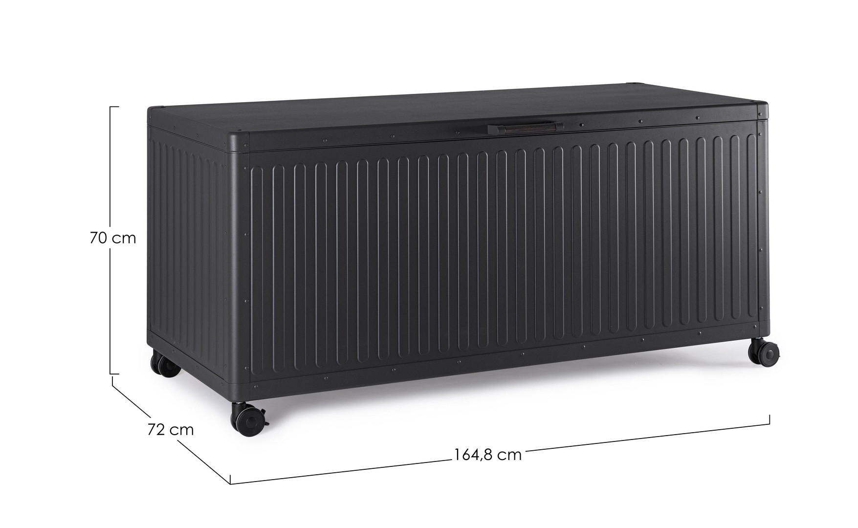 BAULE CON RUOTE OCEAN ANTR.CM.164.8X72X70H