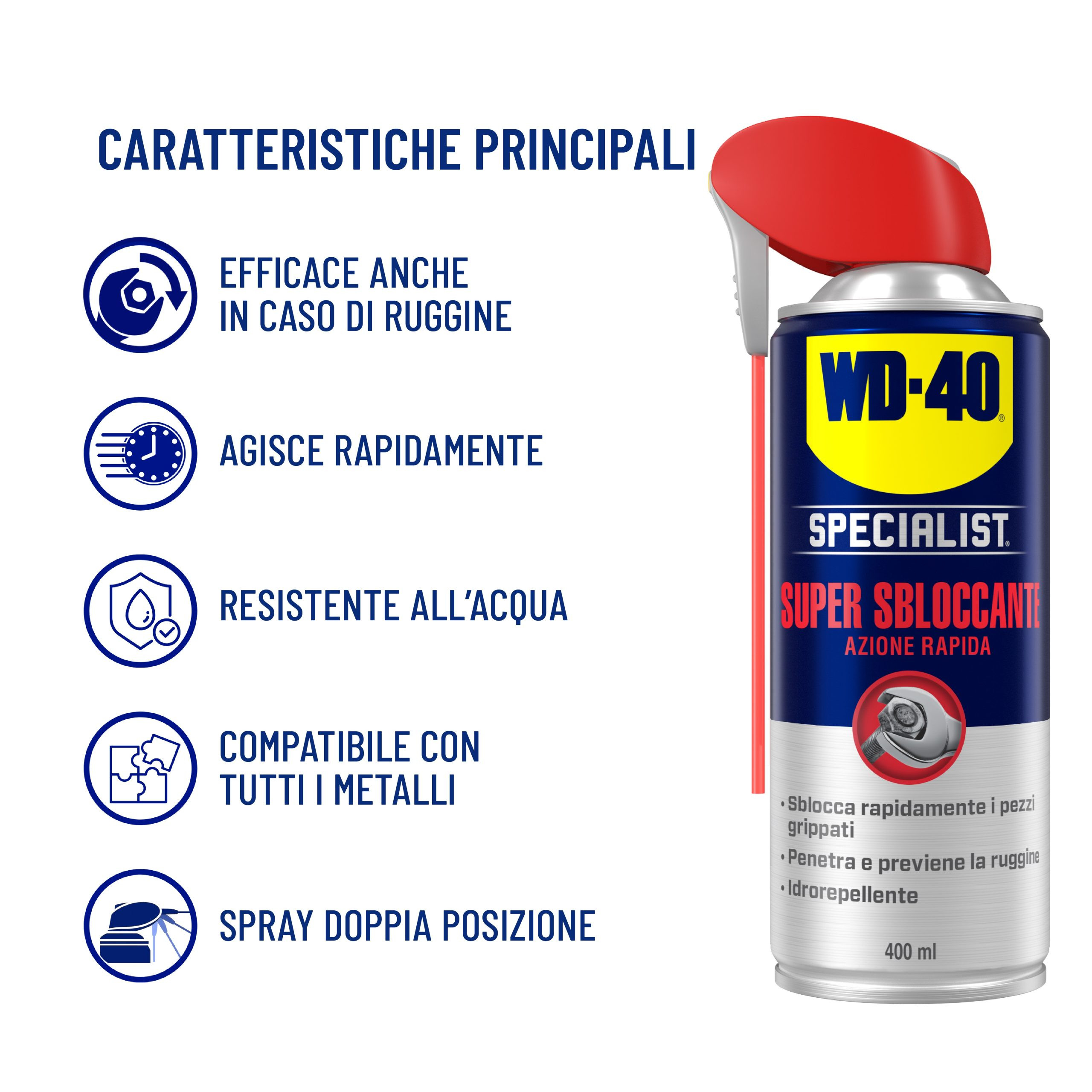 WD-40SUPER SBLOCCANTE 400ML.SPRAY