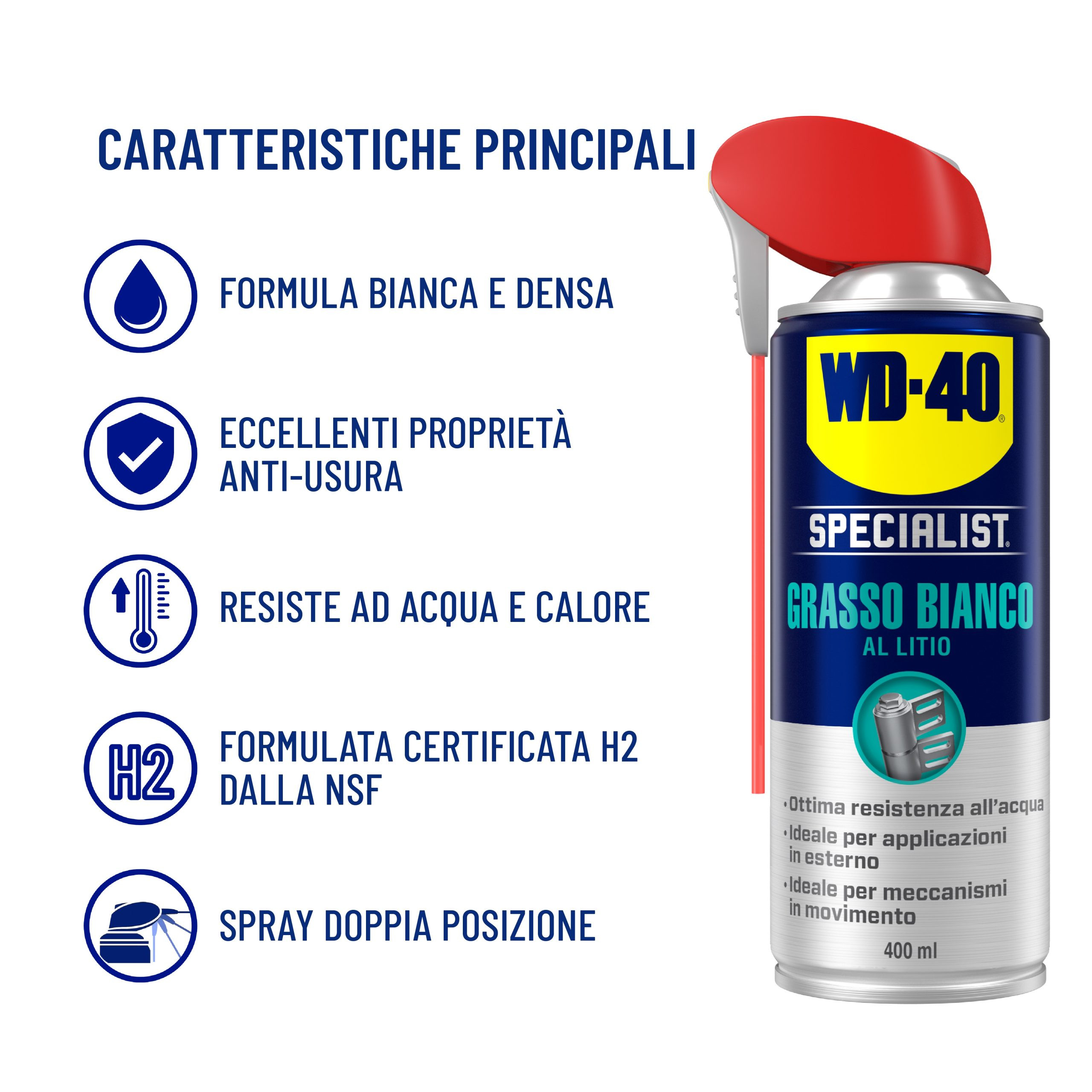 WD-40 GRASSO BIANCO 400ML.SPRAY