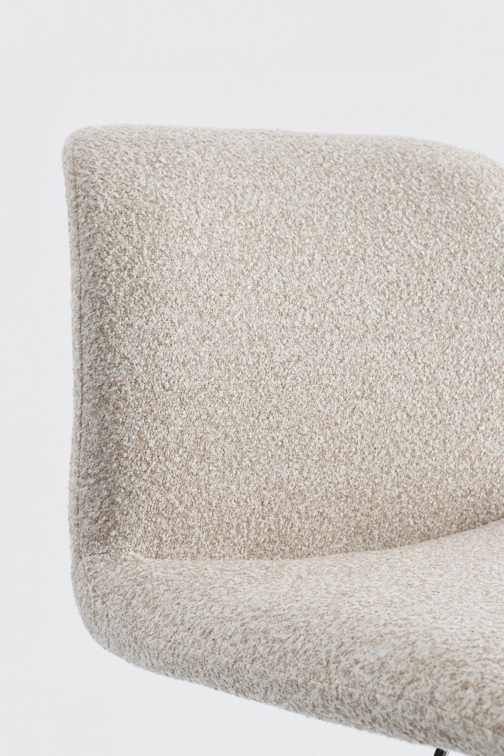 SGABELLO BAR RAFAEL CROMO/BEIGE