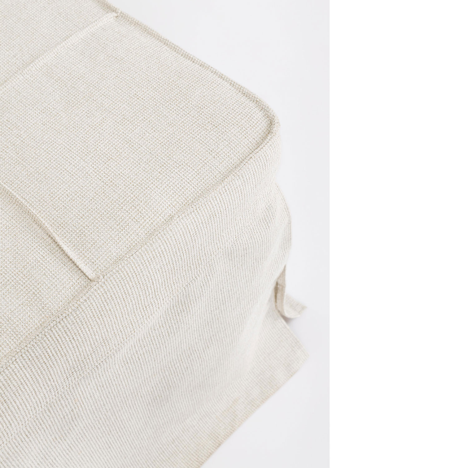 *POUFF LETTO 1P BARNEY GRIGIO CHIARO