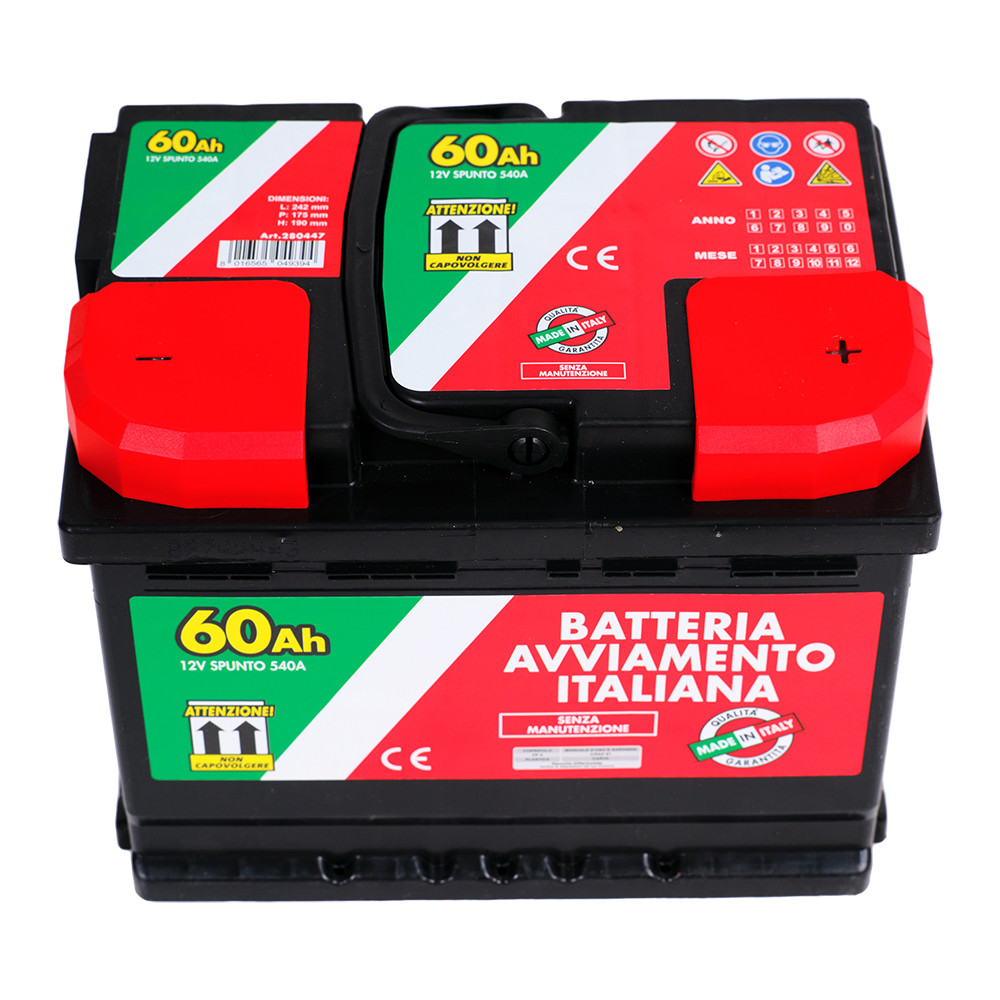 BATTERIA AUTO 12V 60AH 540A