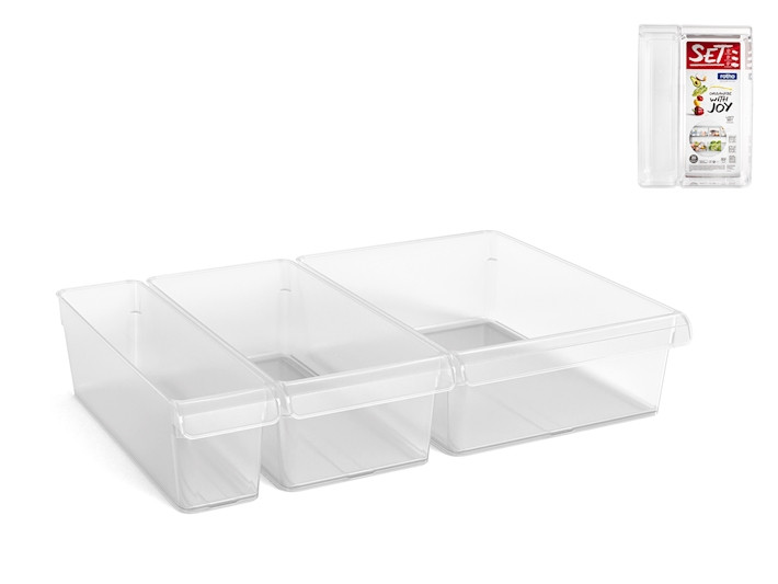 SET 3 ORGANIZER LOFT 1.5/3/5 LT