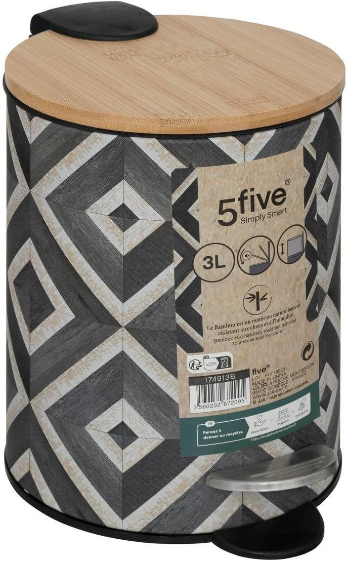 PATTUMIERA SOFT CLOSE CANVAS 3LT