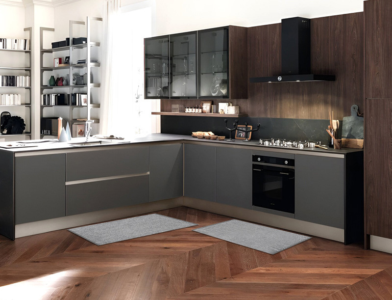 *TAPPETO GLAM 50X170 GRIGIO