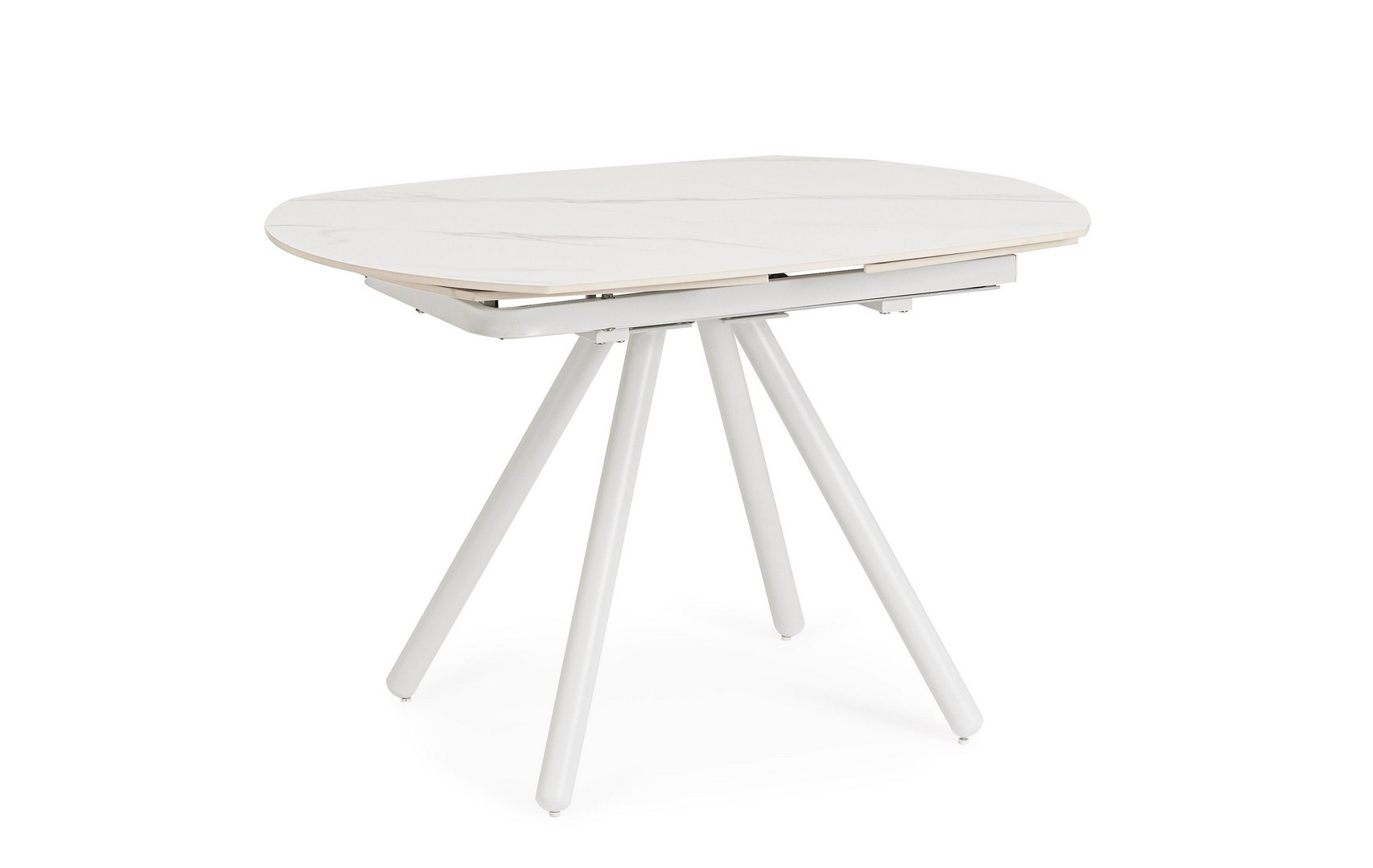 TAVOLO ALL. RAITA 119/178X89 BIANCO BIANCO