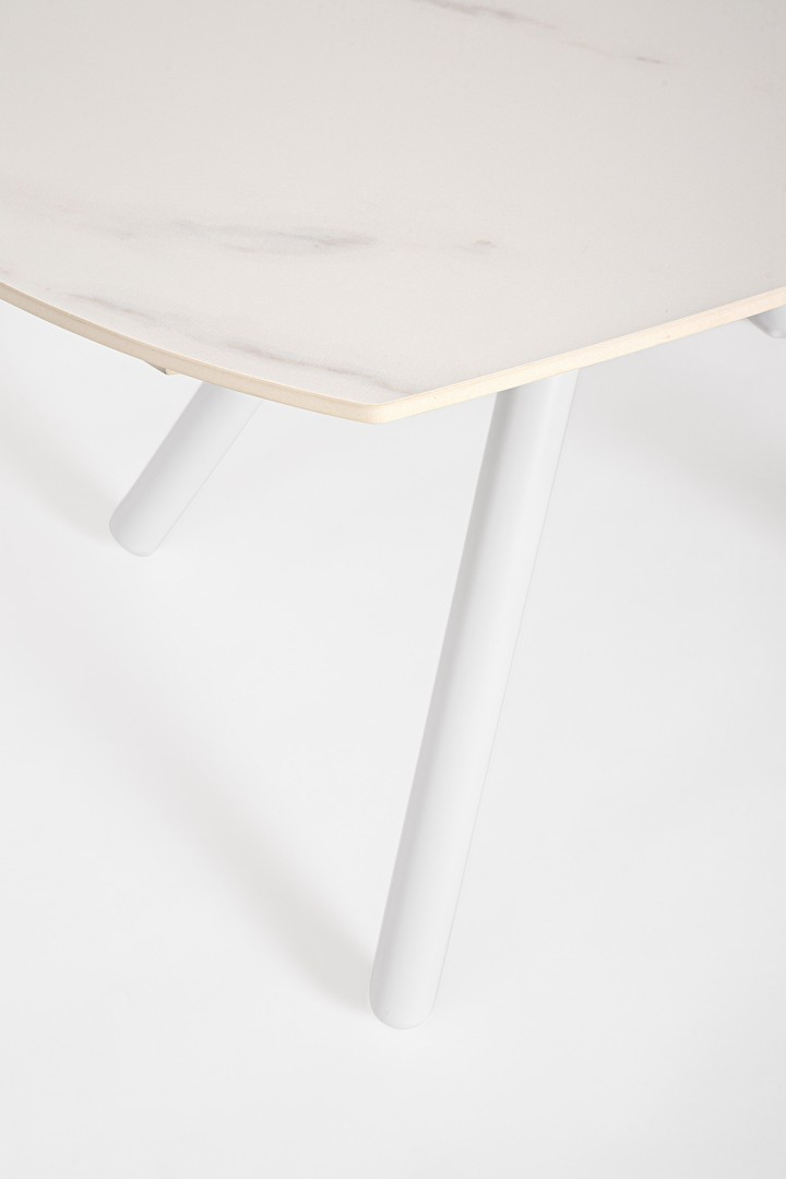 TAVOLO ALL. RAITA 119/178X89 BIANCO BIANCO
