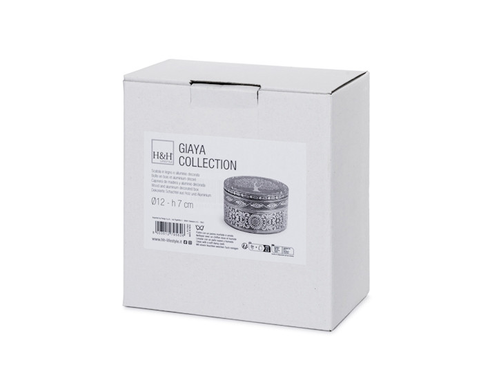 SCATOLA LGN TONDO GIAYA CM.12