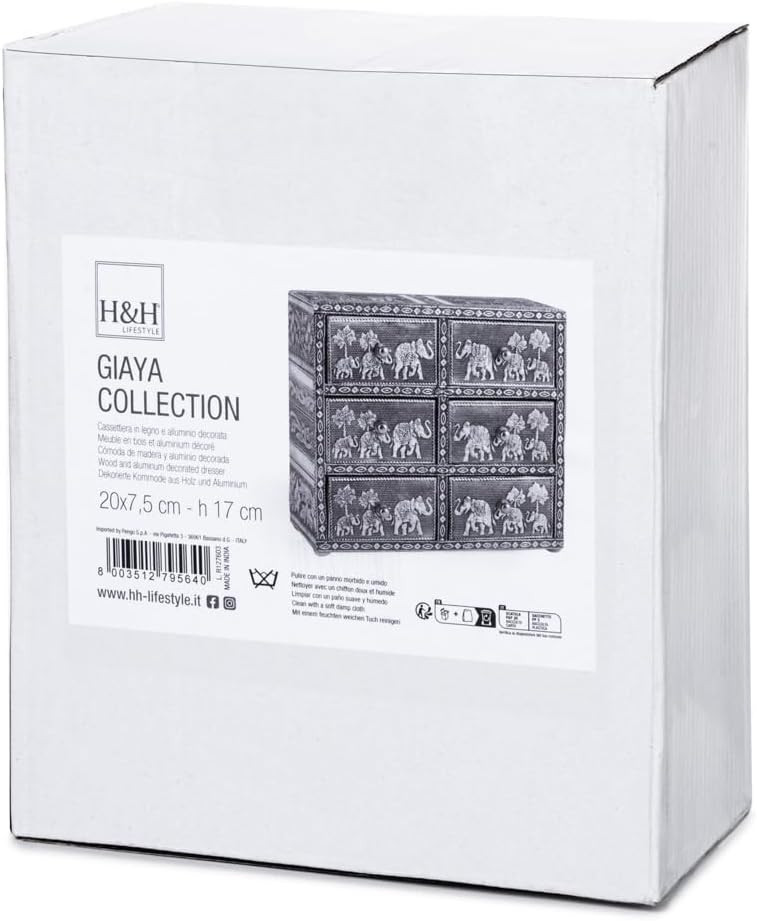 CASSETTIERA LGN 6P GIAYA 7.5X20