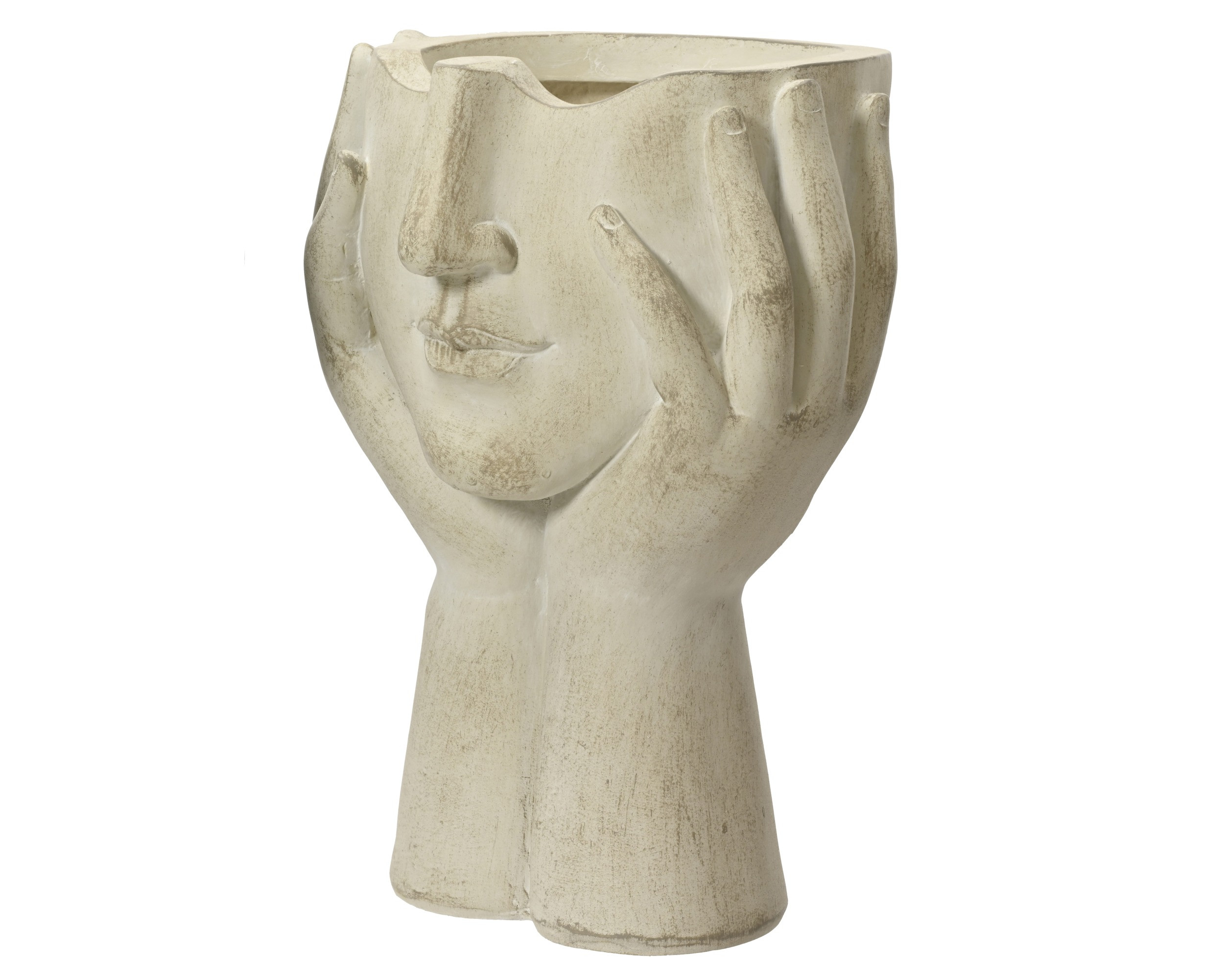 FIORIERA VISO FIBR.D.24X35H BIANCO