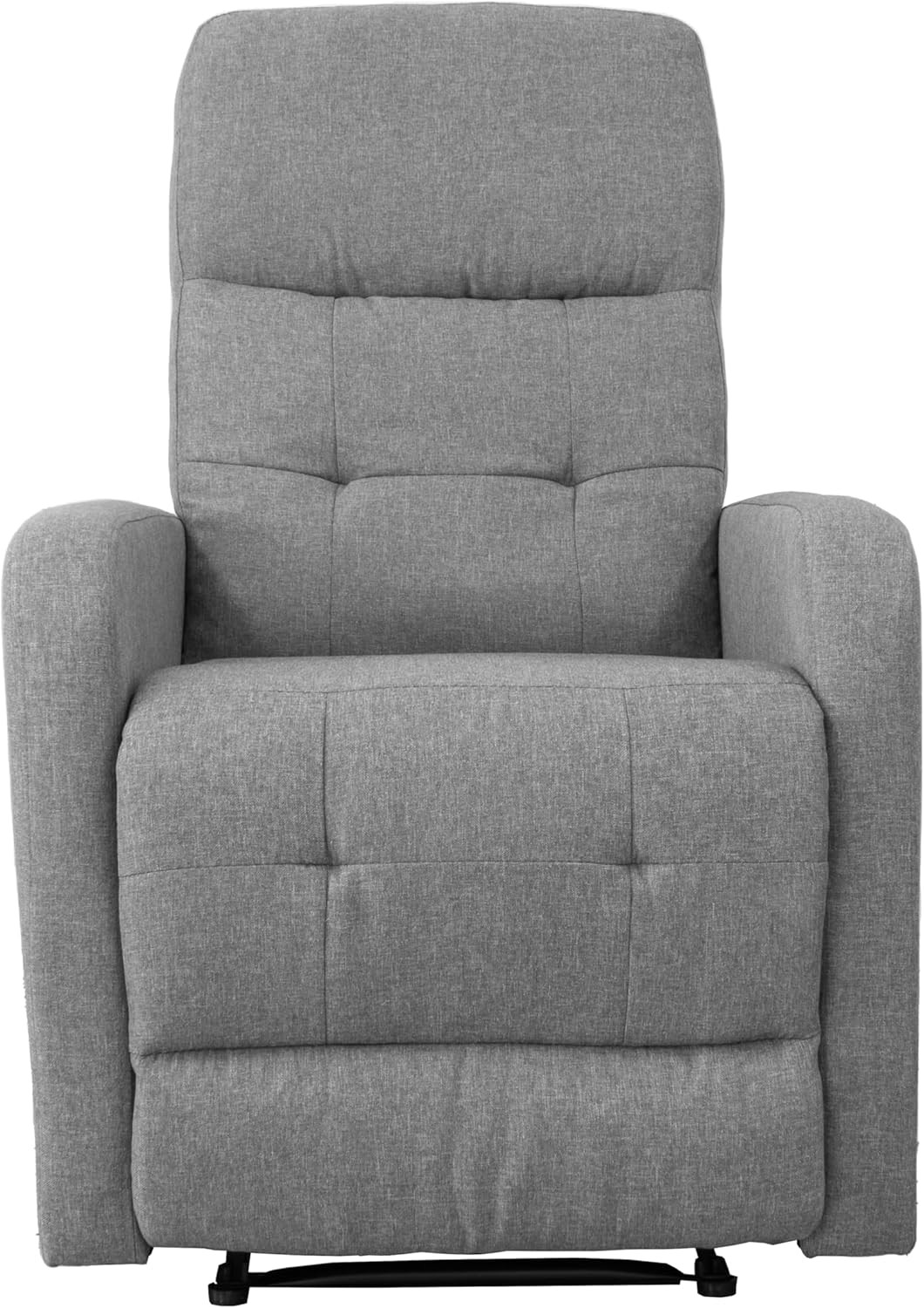 POLTRONA RECLINABILE TESSUTO GRIGIA