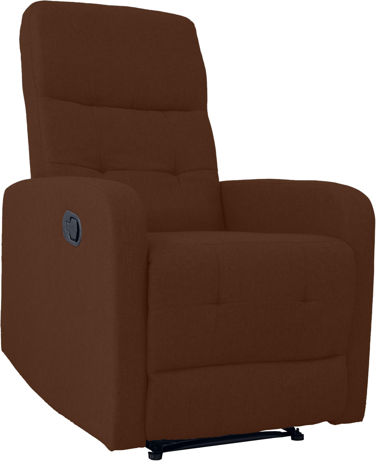 POLTRONA RECLINABILE TESSUTO BROWN