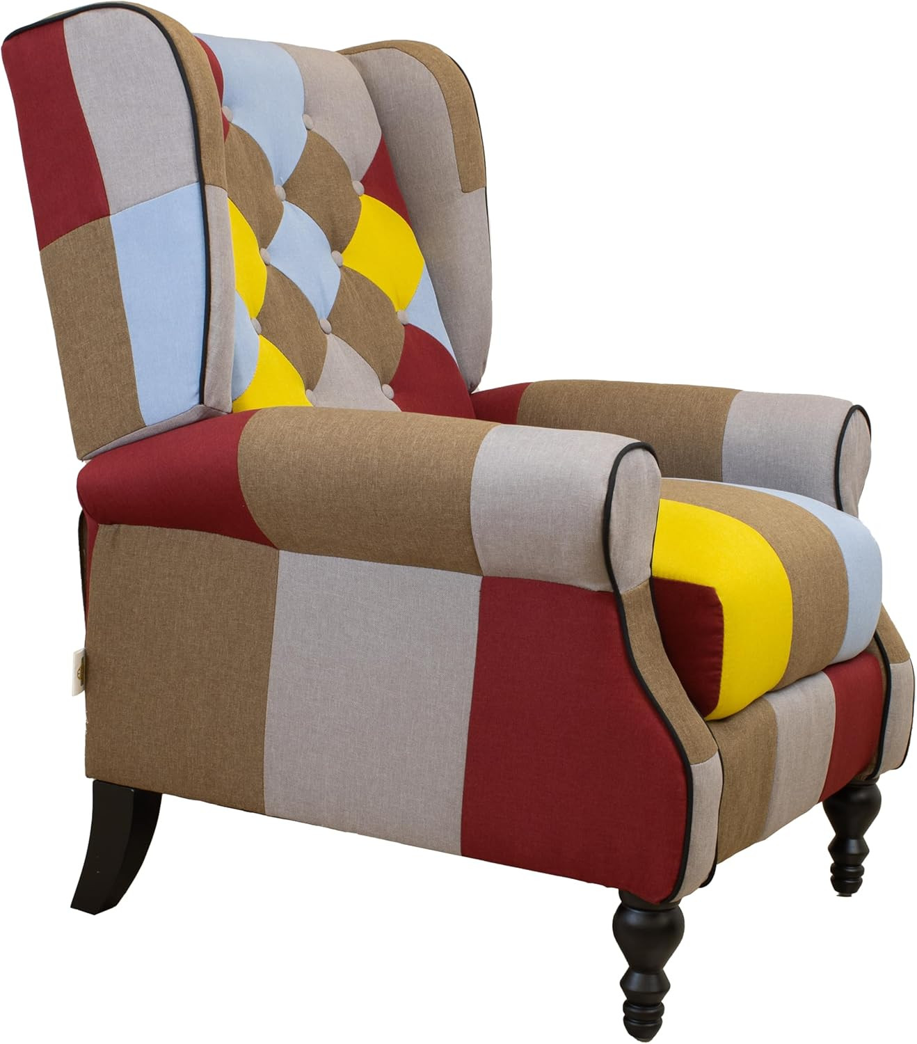 POLTRONA RECLINABILE PATCHWORK