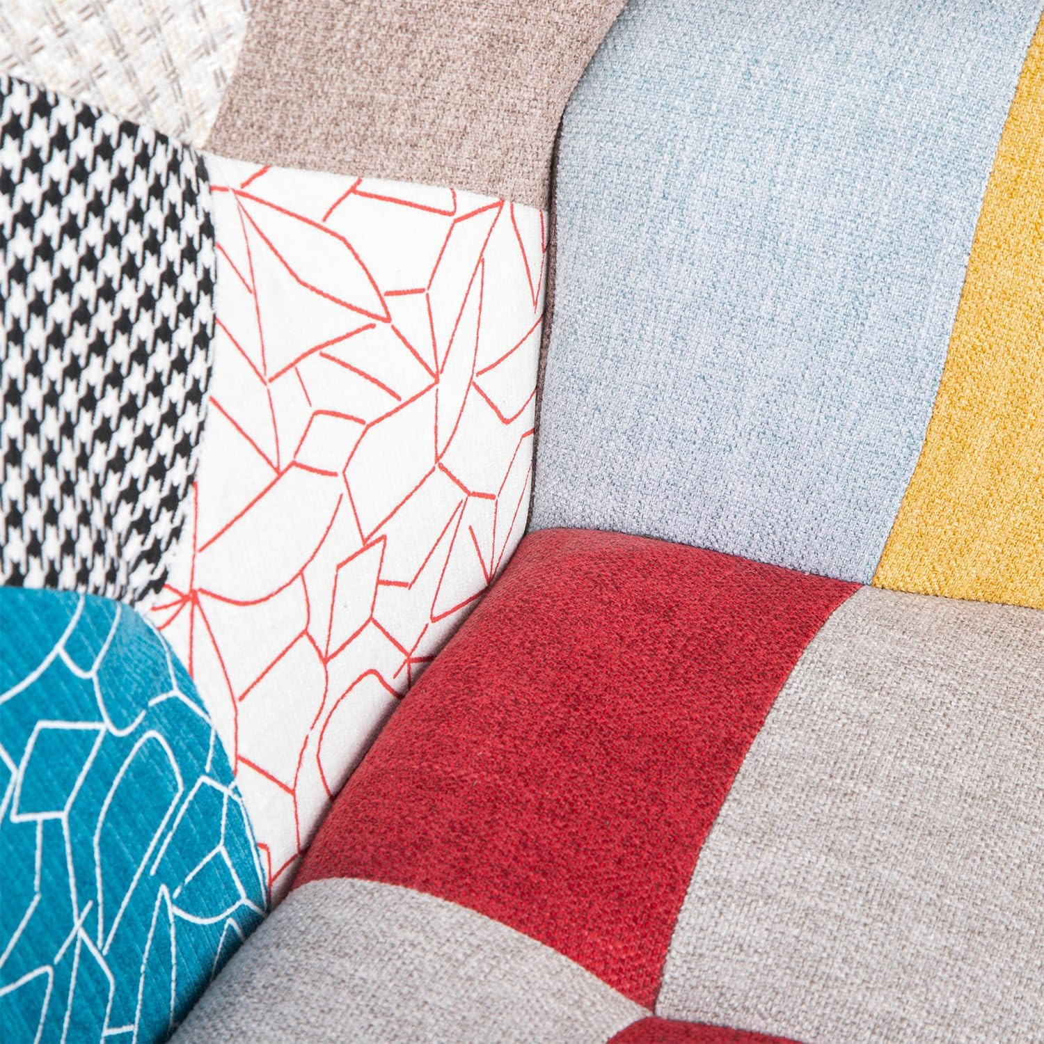 POLTRONA RELAX PATCHWORK TESSUTO