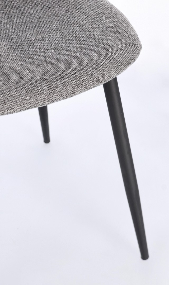 SEDIA IN VELVET BECKY GRIGIO