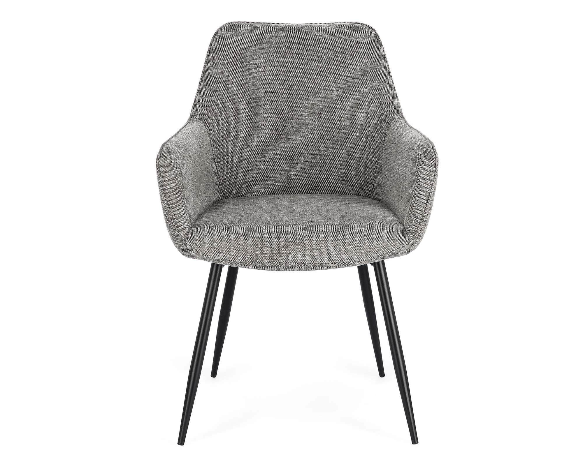 *SEDIA C/BR CORA NERO/GRIGIO SCURO